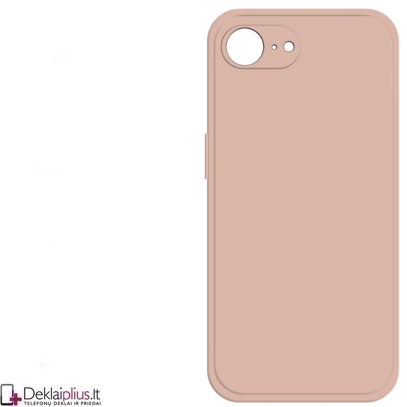 Liquid Air guminis rausvas dėklas - su kameros apsauga (Apple Iphone 16e/Iphone 17e) Liquid Air guminis rausvas dėklas - su kameros apsauga (Apple Iphone 16e/Iphone 17e)